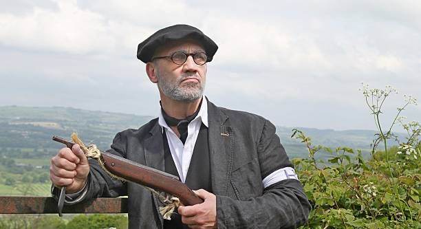 istock French resistance fighter, World War II reenactment 547538956