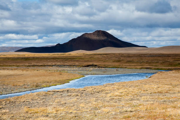 istock Stream running through volcanic landscape, Myvatn, Iceland 559537609