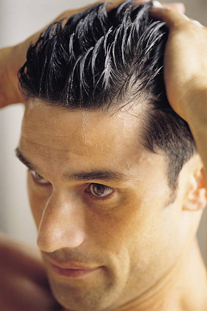 2,133 Man Using Hair Gel Stock Photos, Pictures & Royalty-Free Images -  iStock | Man washing hair