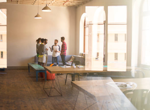 istock Creative business people meeting in office 562872533