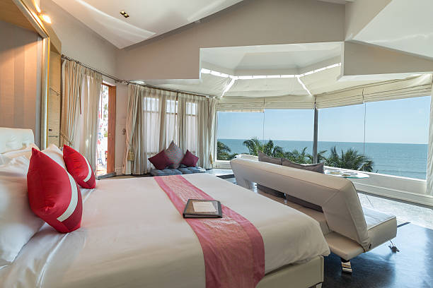 istock Modern style of living room with bed 564560710