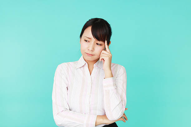 istock Woman who is worried 564561400