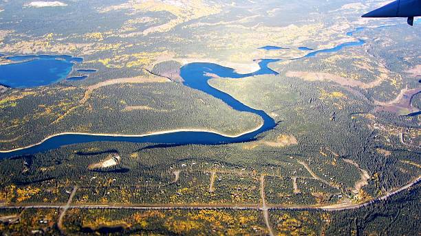 istock Aerial view over Whitehorse, Yukon 564562622