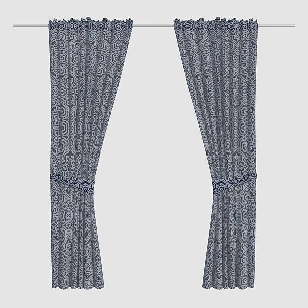 istock Illustration Curtains Isolated On White Background 564568586