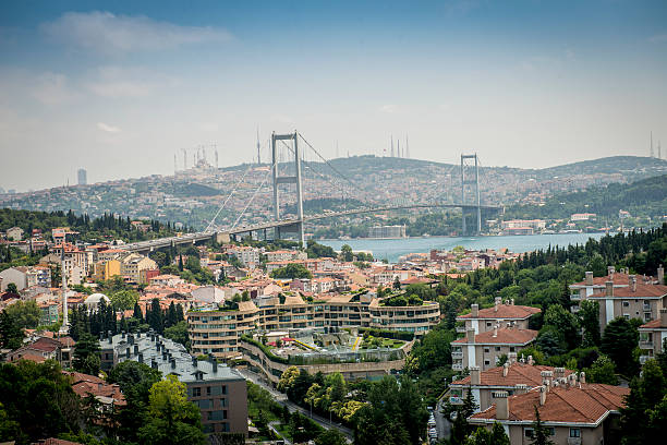 istock View of Bosphorus Bridge from a distance 564569448