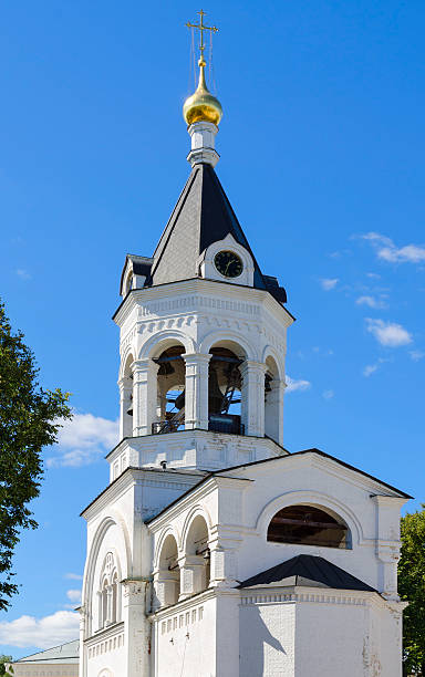istock Bell tower in Nativity Monastery, Vladimir, Russia 564573182