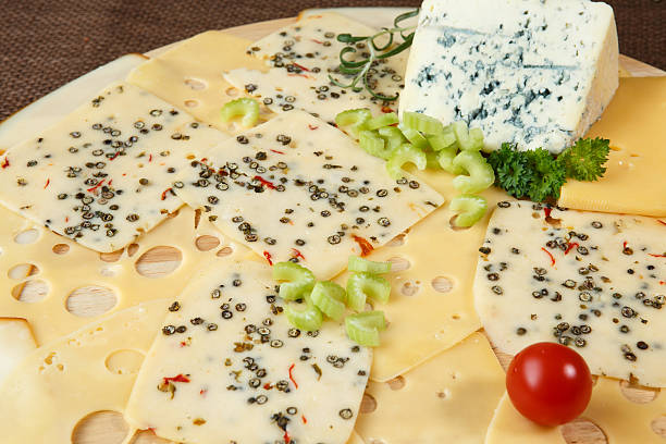 istock Variety of cheeses on a cutting board 564573248