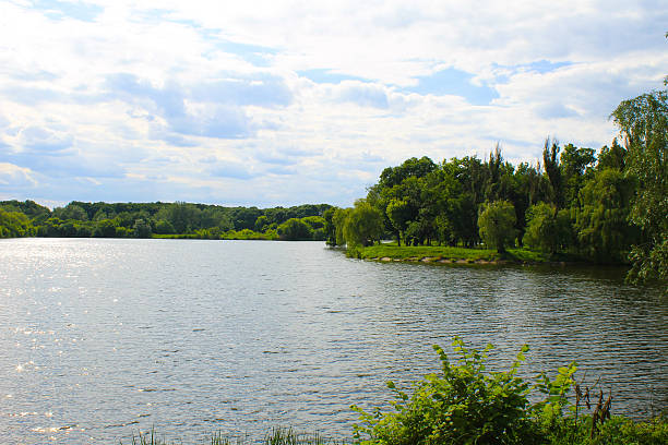 istock Beautiful lake on summer 564583104