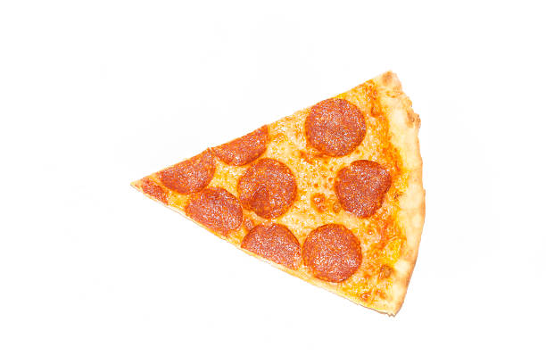 istock Slice of fresh italian classic pepperoni pizza 564583346