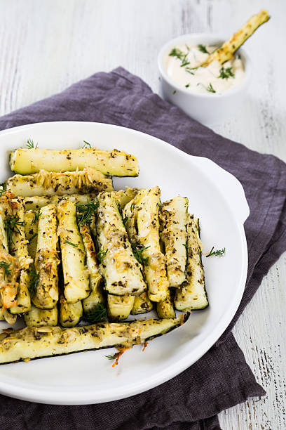 istock Baked zucchini with parmesan 564585864