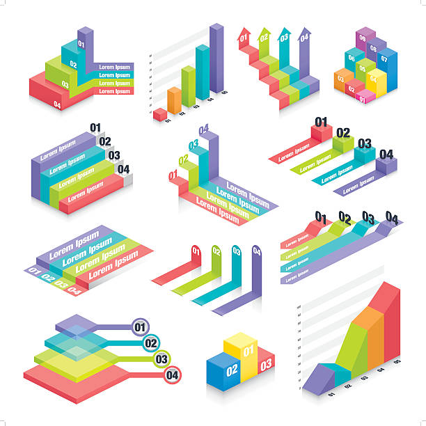 business infografikelemente 2 - cool und lässig grafiken stock-grafiken, -clipart, -cartoons und -symbole