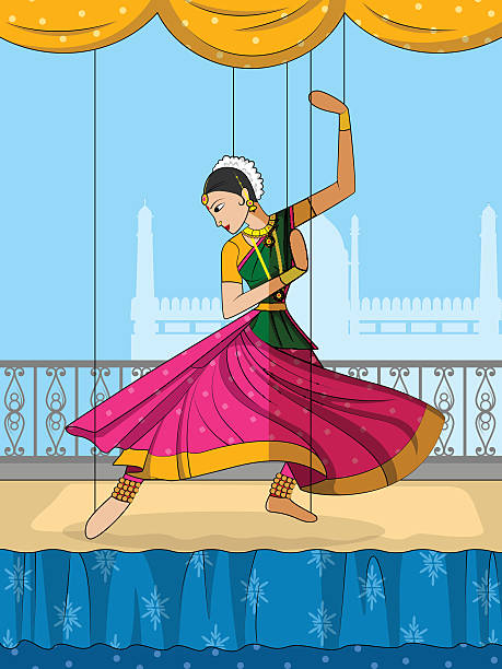 Rajasthani Puppet Doing Kathak Classical Dance Of Northern India Stock  Illustration - Download Image Now - iStock