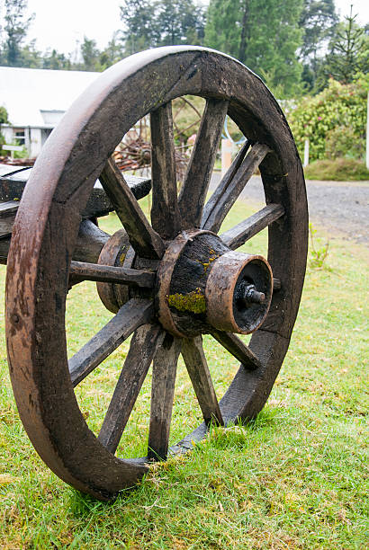 istock Vintage Wagon Wheel - Puerto Montt - Chile 564595660