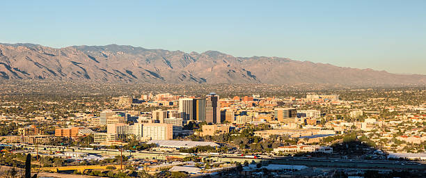 istock Tucson Arizona from Sentinel Peak Park with Sentinel Peak Shadow 564595908