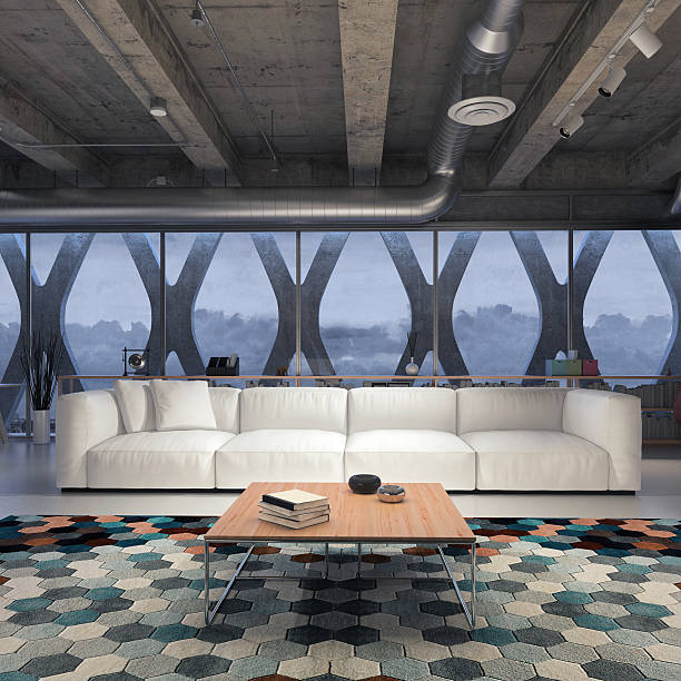 Sofa in a modern living