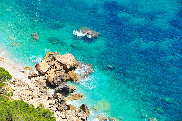 istock gorgeous view of mediterranean beach 564597664