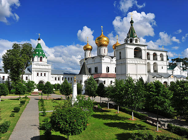 View of Hypatian orthodox monastery, Kostroma, Russia