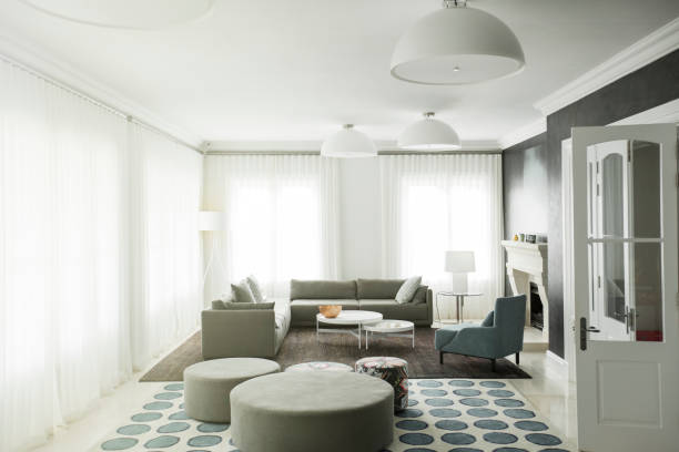 istock Home showcase living room 568518481