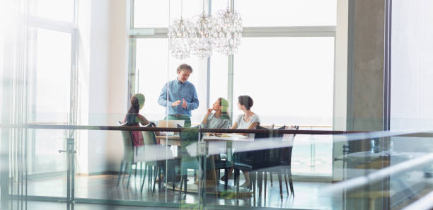 istock Business people in conference room meeting 568519355