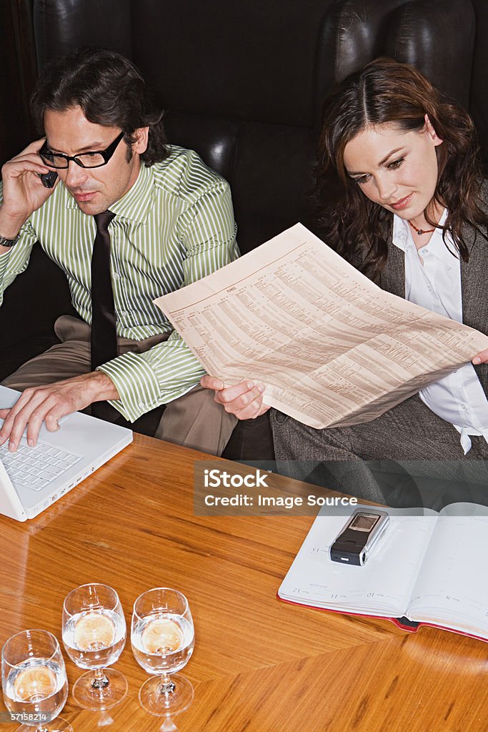 Businesspeople at table  30-39 Years Stock Photo