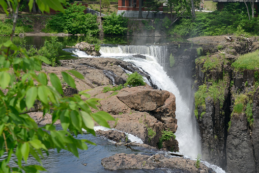 Waterfalls at Great Falls National Historic Park in Paterson, New Jersey, USA