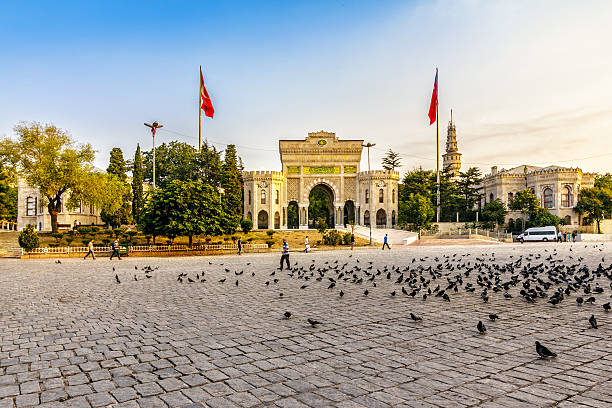 prominent Turkish university located in Istanbul stock photo