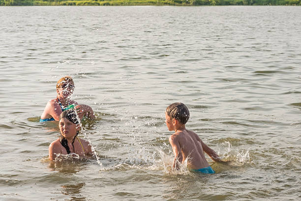istock Family fun on the river in summer 576553508