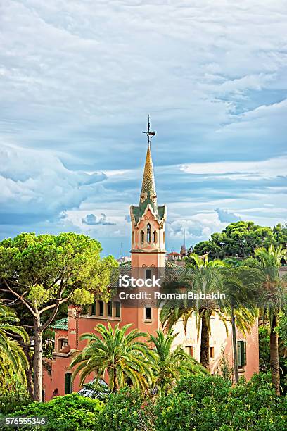 Gaudi House Museum In Park Guell In Barcelona Stok Fotoğraflar & Antonio Gaudi‘nin Daha Fazla Resimleri - Antonio Gaudi, Avrupa, Avrupa Kültürü