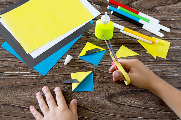 istock The child makes the book bookmark cartoon character mignon. 576556430