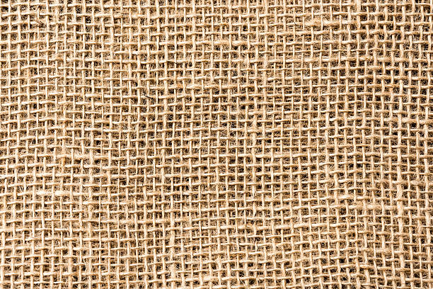 kawałek burlap tekstylnego tła teksturowane - textile burlap sewing patch zdjęcia i obrazy z banku zdjęć