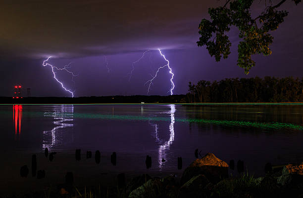 istock Thunder and lightening storm on the Hudson River in summer 576562480