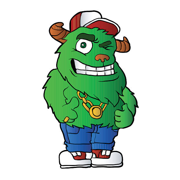 29 Green Monster Illustrations & Clip Art - iStock | The green monster,  Wally the green monster, Big green monster