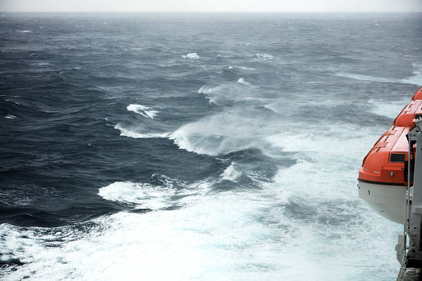 istock Lifeboats and very rough seas 576578094