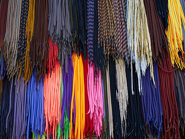 istock Colorful shoe laces 576584324
