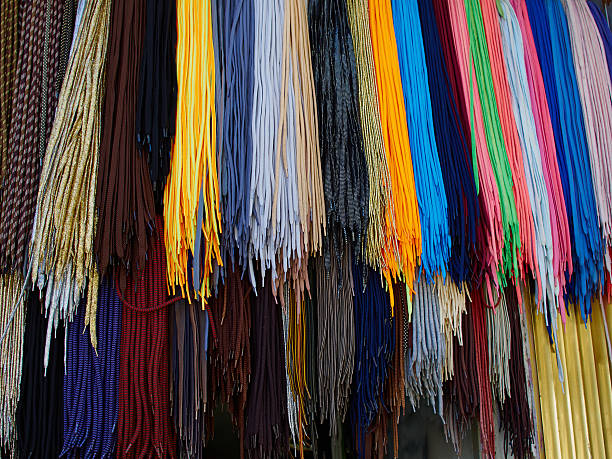 istock Colorful shoe laces 576584590