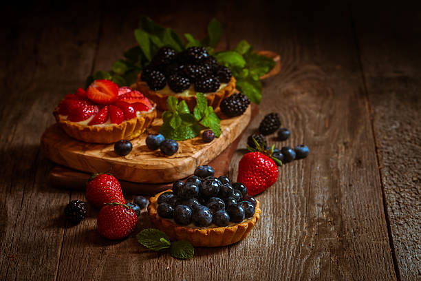 istock Fresh homemade berrie tarts 576590078