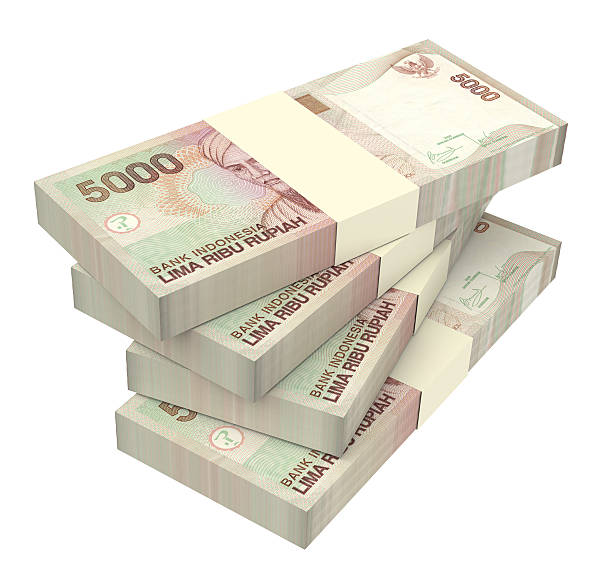 istock Indonesian rupiah money isolated on white background. 576591592