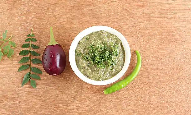 Photo of Indian Food Eggplant chutney