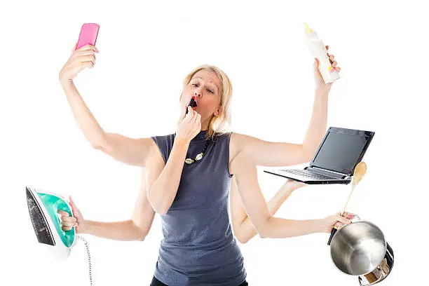 Photo of the Multitasking Woman