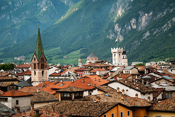 Roofs of Trento, Italy