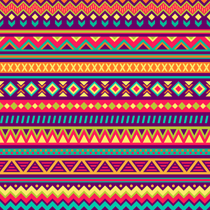 Mexican Folk Art Patterns Stock Illustration - Download Image Now ...
