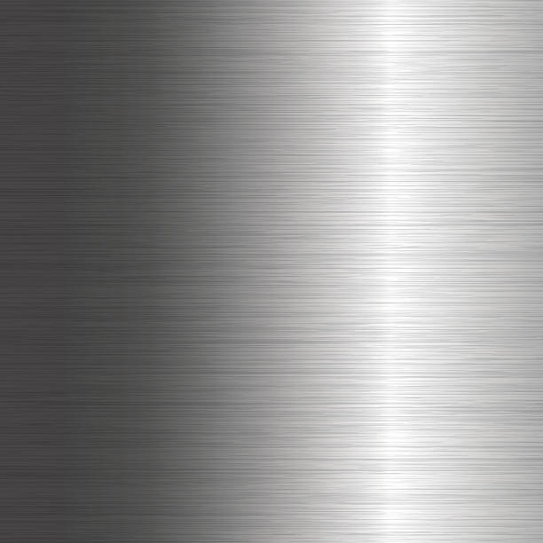 istock Brushed metal texture. Gray vector abstract background. Steel or Aluminium. 576607592