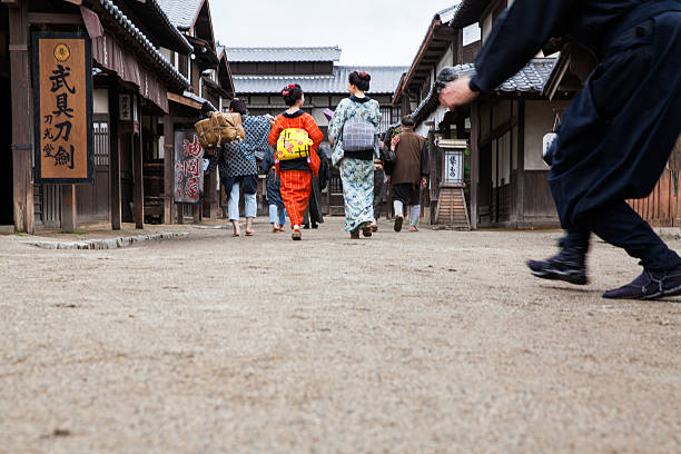 one day of edo perioud japan.