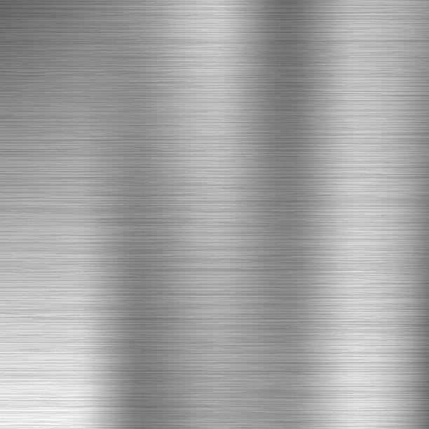 istock Brushed metal texture. Gray vector abstract background. Steel or Aluminium. 576710762