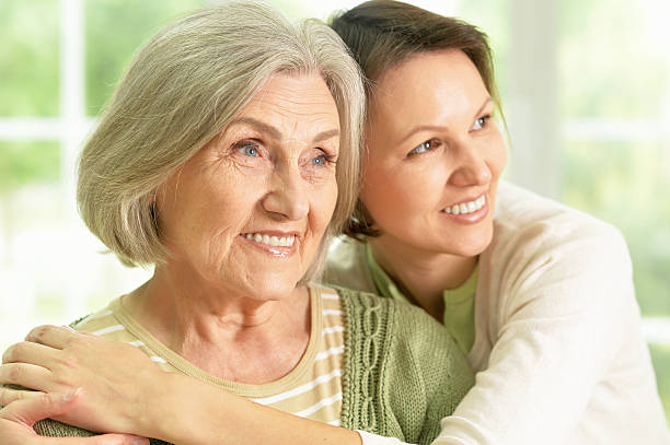 istock Senior woman with daughter 576715598