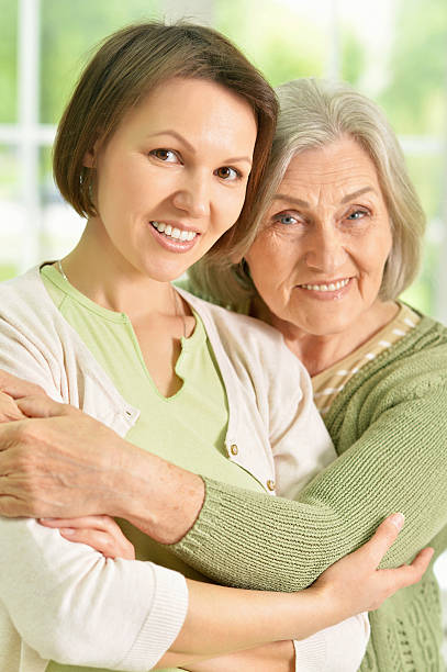 istock Senior woman with daughter 576716048