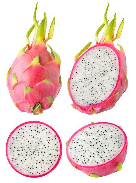 istock Collection of isolated dragon fruits 576721006
