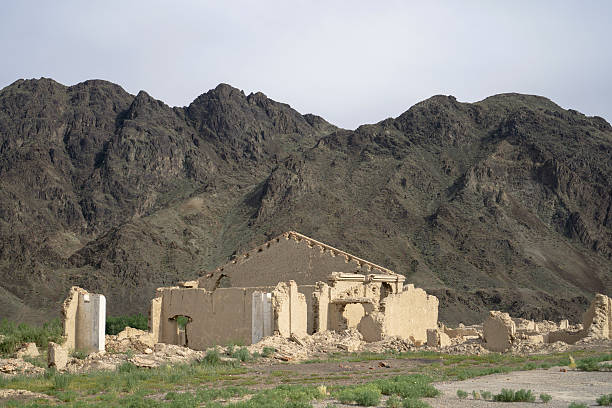 istock demolished old houses remains in valley 576723992