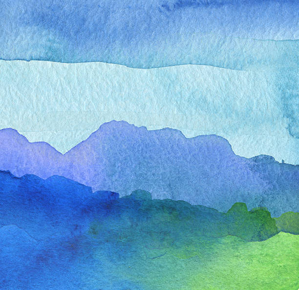 istock Abstract acrylic and watercolor painted background. 576725202