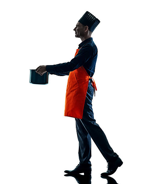 istock man cooking chef silhouette isolated 576725684